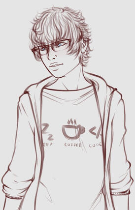 OC Sketch - Soft Nerd OC Sketch - Soft Nerd