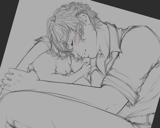 OC - Sleeping Floofs OC - Sleeping Floofs