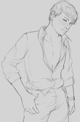 OC Sketch - Sato (Rough) OC Sketch - Sato (Rough)